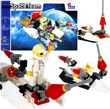ostatní stavebnice KONSTRUKČNÍ STAVEBNICE VESMÍRNÉHO AUTOMOBILU A RAKETY 52 dílů