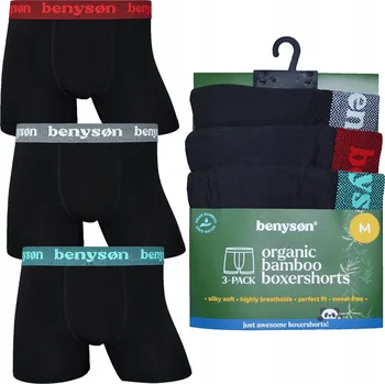 Boxerky Pánské bambusové boxerky 3-pack velikost XXL