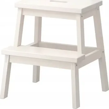 Stolička IKEA BEKVÄM Stolička se stupínkem, bílá, 50 cm