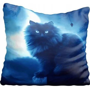 Polštář Dekorační povlak na polštář s motivem kočky 50x50 cm