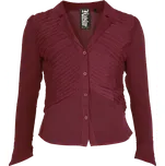 Halenka Gotika z Killstar - Hnědá košile Nocturne Nights - Evermore Eclipse - Ženy - hnědá