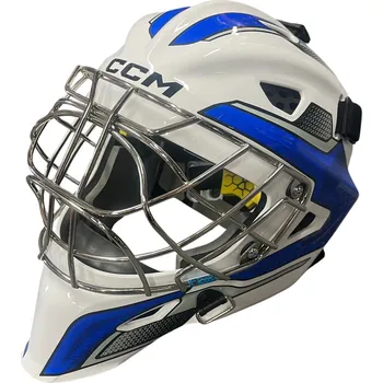 Hokejová helma Brankářská maska ccm axis f5 sr white-blue ONE SIZE SR BÍLO-MODRÁ CAT EYE