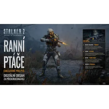 Hra pro PlayStation 5 STALKER 2: Heart of Chornobyl - Ranní ptáče