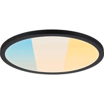 Svítidlo PAULMANN LED Panel Atria Shine IP44 kruhové 298mm 14,8W 3000 - 6500K černá - PAULMANN P 71276