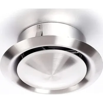 Domácí ventilátor VMC 100 mm nerezový nastavitelný kulatý větrací otvor 100 mm pro odvod vzduchu z nerezové oceli 304
