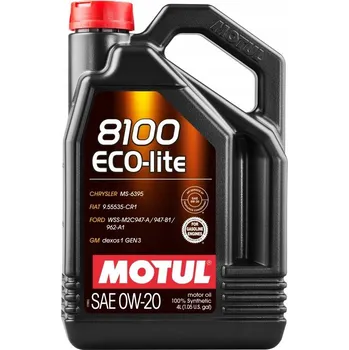 Motorový olej MOTUL OLEJ MOTUL 0W20 4L 8100 ECO-LITE SP-RC GF-6A