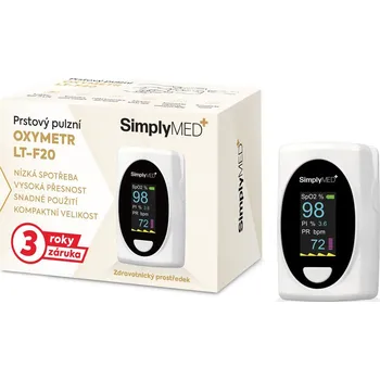Pulzní oxymetr SimplyMed LT-F20 pulzní oxymetr