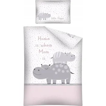 Povlečení Sada povlečení Detexpol 100 x 135 cm šedá