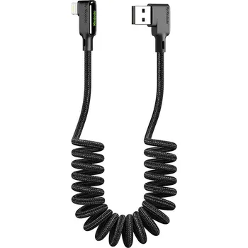 Datový kabel Kabel USB na Lightning, Mcdodo CA-7300, úhlový, 1,8 m (černý)