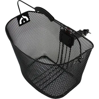 SELECTION P2R Přední cyklonosič z oceli s plošinkou na rychlé upevnění na vidlici P2R ČERNÁ