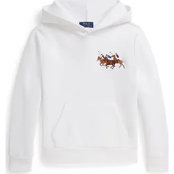 Chlapecká mikina Dětská mikina Polo Ralph Lauren 323A95741002 bílá 00X, vel. 140-149