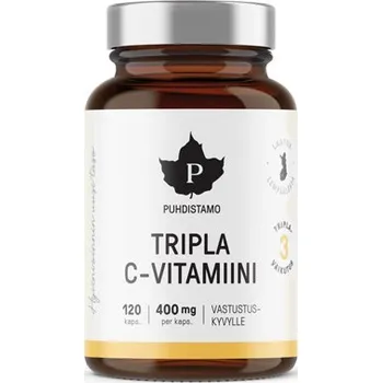 Zdraví Puhdistamo Triple Vitamin C 120 kapslí