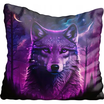 Povlak na polštářek Dekorační povlak na polštář s motivem vlka 45x45 cm