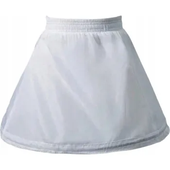Dívčí šaty Spodnička pod šaty pro dívky bílá kruhová 122-158 cm, délka 40 cm