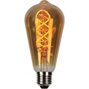 Žárovka LED žárovka E27 4W 210lm FILAMENT ST64 RETRO VINTAGE ZLATÁ STÍMITELNÁ