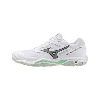 Pánská obuv Mizuno WAVE PHANTOM 3 X1GA226016 Sálová obuv White / Black / Frozen Emerald, UK 8, EU 42, US 9, 27 cm