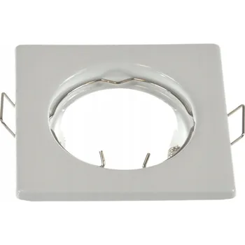 Stropní Zapuštěné Svítidlo Čtvercové Bílé MR16