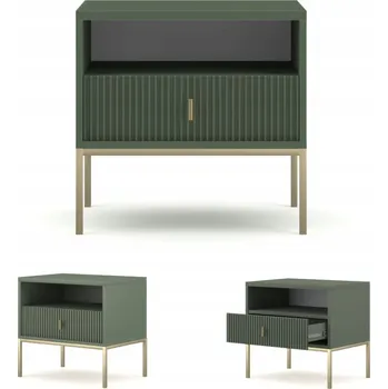 Noční stolek Noční stolek Maggiore II zelený 53,9 cm