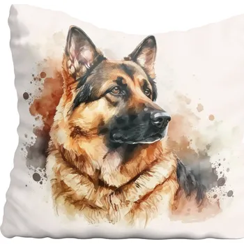 Polštář Dekorační povlak na polštář s motivem psa 60x60 cm
