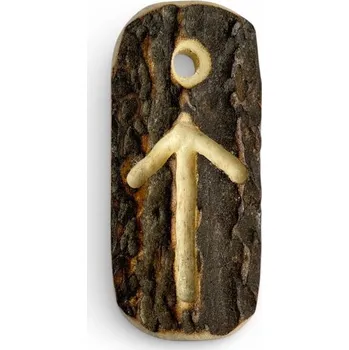 Náhrdelník Tůma TIWAZ, runa, amulet z parohu