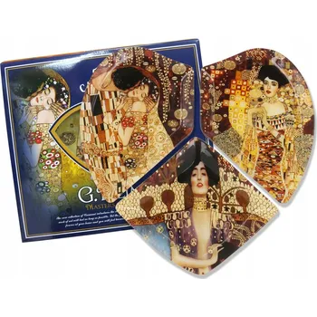 Talíř Talíř na salát, dezertní talíř Carmani Gustav Klimt 13 cm