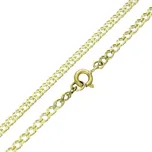 Goldstore Zlatý náramek vzor dvojpancr Váha: 1.70 g, Délka: 18 cm