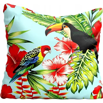 Polštář Povlak na polštář Tropik Monstera 30x30 cm A32