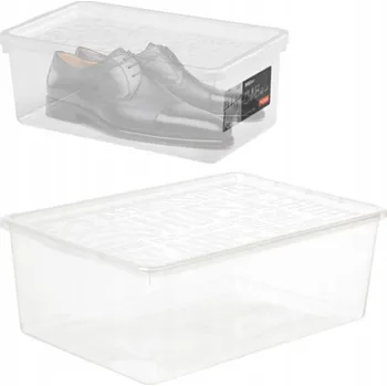 Úložný box Úložný box na pánskou obuv, velký, základní Plast Team