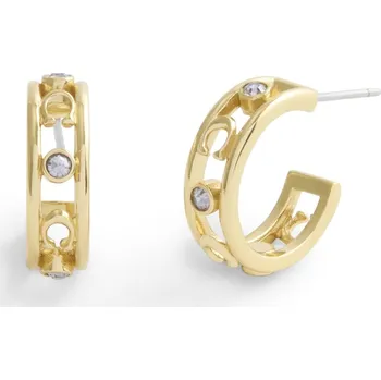 Náušnice Coach Fashion půlkruhové náušnice pro ženy 37506215GLD710 + 2 měsíce na vrácení zboží