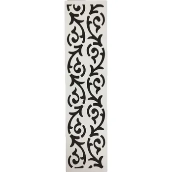 Šablona plastová pro kreativní tvoření - 30 x 7,5 cm - Ornamenty č.7