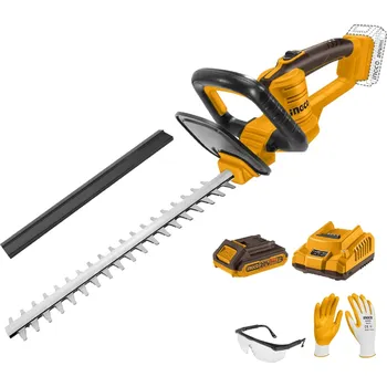 Zahradní nůžky Ingco CHTLI20461 AKU nůžky na živý plot vč. baterie a nabíječky (CHTLI20461)