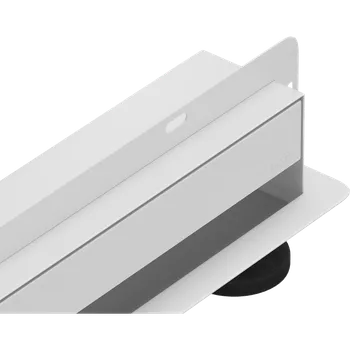 Mexen Flat Wall stěnový liniový odtok 2v1 90 cm, bílý - 1230090 Lineární nástěnné odtoky