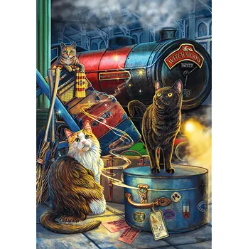 Puzzle Trefl Premium Plus Magic Collection Witchwood Expres 1000 dílků