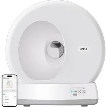 Toaleta pro kočku Ubpet UCAT C10 bílá samočisticí kočičí toaleta + Doprava ZDARMA