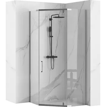 Rea Axin pětiúhelníkový sprchový kout Rozměr koutu: 80x80cm, REA-K8778