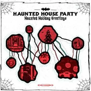 Zahraniční hudba LP Haunted House Party: Haunted Holiday Greetings: Ghoul Yule / Spirits Bright 2025 Numbered Peppermint Candy Cane Vinyl