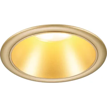 Svítidlo PAULMANN LED vestavné svítidlo 3-krokové-stmívatelné Cole Coin IP44 kruhové 88mm Coin 6W 230V stmívatelné 2700K zlatá mat - PAULMANN P 98200