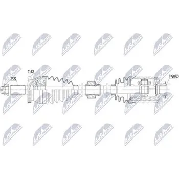 Hnací hřídel - poloosa NTY NPW-HY-676