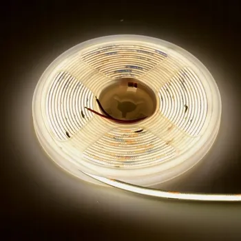 LED osvětlení LED PÁSEK PREMIUM 24V COB 5M 4000K BÍLÁ NEUTRÁLNÍ IP20 528 LED/M