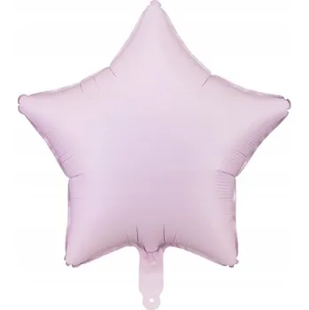 Fóliový balónek "Hvězda", fialový matný, PartyDeco, 19", STR