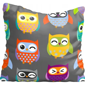 Polštář Povlak na polštář Sovy 70x70 cm