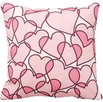 Polštář Povlak na polštář srdce 35x35 cm