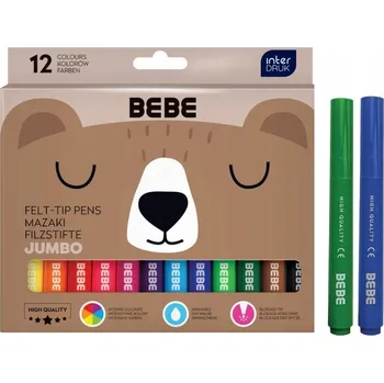 BEBE Kids. Popisovače Jumbo 12 barev. Přátelé