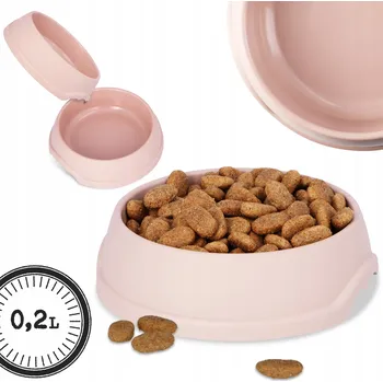 Miska pro psa Jedna plastová miska Barry King béžová 0,2 l