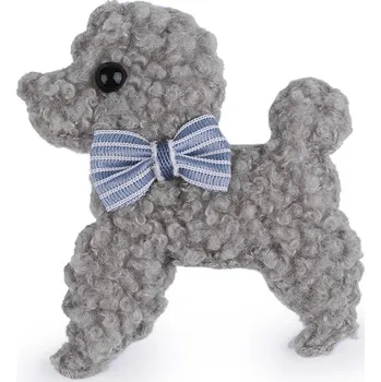 Nášivka Aplikace / nášivka pes, střední, 2 šedá