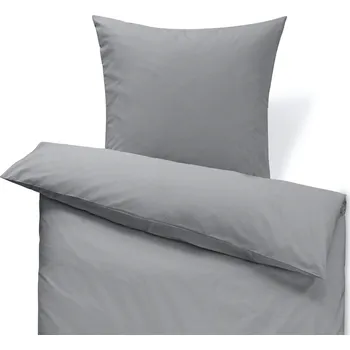 Povlečení 726438 - Tchibo - Perkálové povlečení - barva: šedá