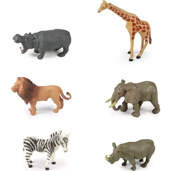 RAPPA Sada divokých zvířat v krabičce 6 ks