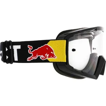 Motocyklové brýle Red Bull Spect motokrosové brýle WHIP černé s čirým sklem