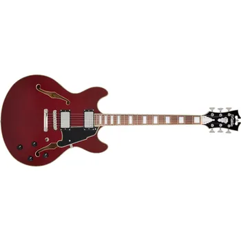 Elektrická kytara D'Angelico Premier DC Burnt Red + prodloužená záruka 3 roky