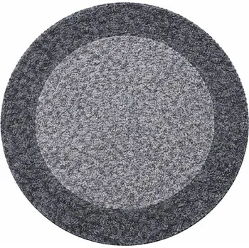 Ayyildiz Kusový koberec Life Shaggy 1503 grey kruh Rozměry koberců: 120x120 (průměr) kruh
